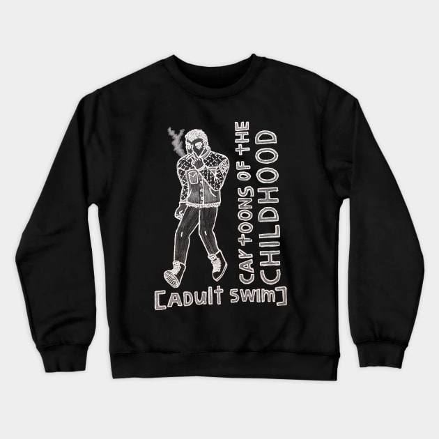 Adult Swim, cartoons of the childhood Crewneck Sweatshirt by Omnivorous